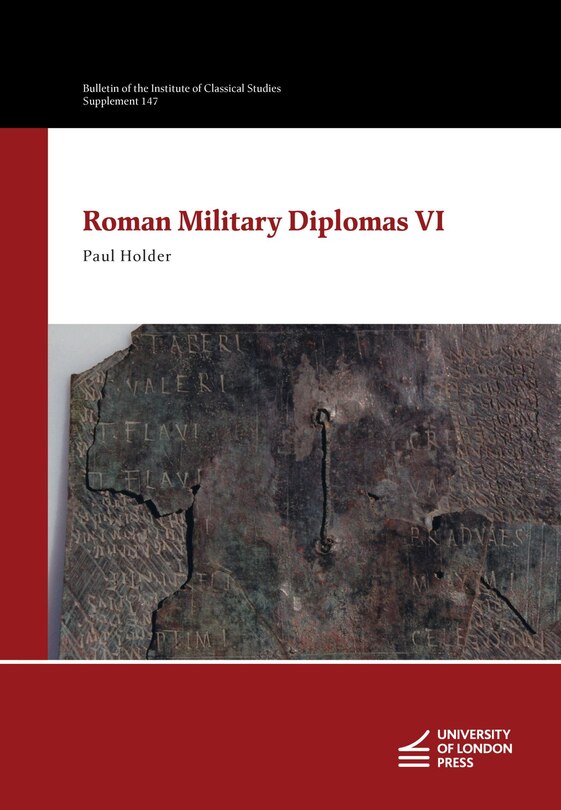 Front cover_Roman Military Diplomas VI