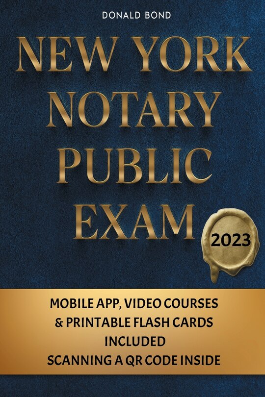 Front cover_New York Notary Public Exam