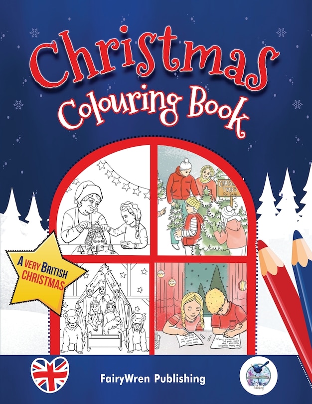 Front cover_British Christmas Colouring Book for Children