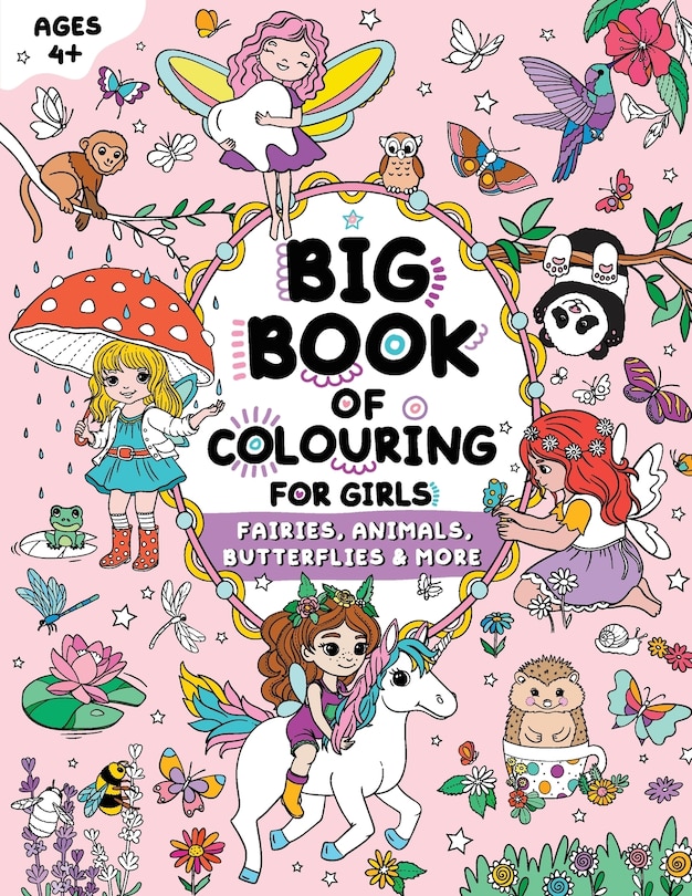 Front cover_Big Book of Colouring for Girls