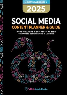 Front cover_2025 Social Media Content Planner & Guide