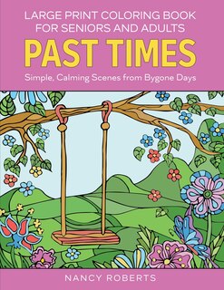 Front cover_Large Print Coloring Book for Seniors and Adults