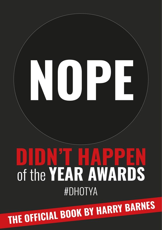 Front cover_Didn't Happen of the Year Awards - The Official Book