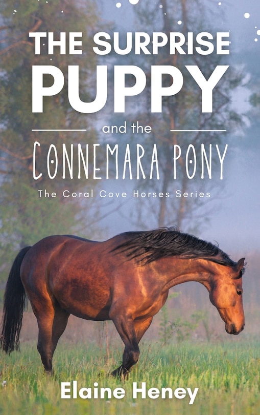 Front cover_The Surprise Puppy and the Connemara Pony - The Coral Cove Horses Series