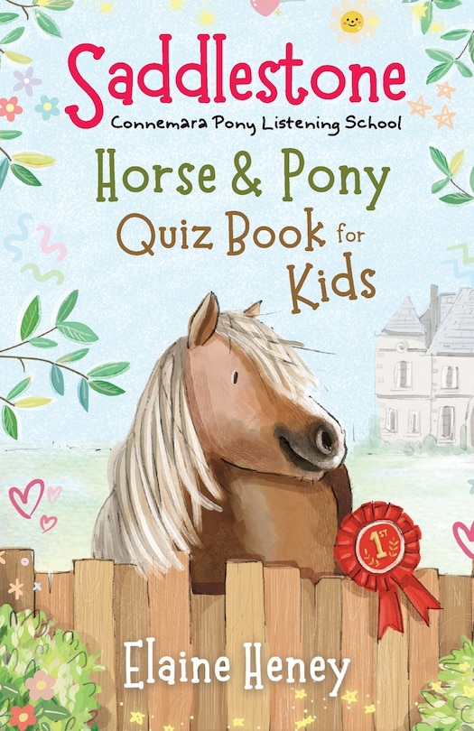 Front cover_Saddlestone Horse & Pony Quiz Book for Kids