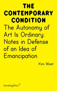 Front cover_The Autonomy of Art is Ordinary