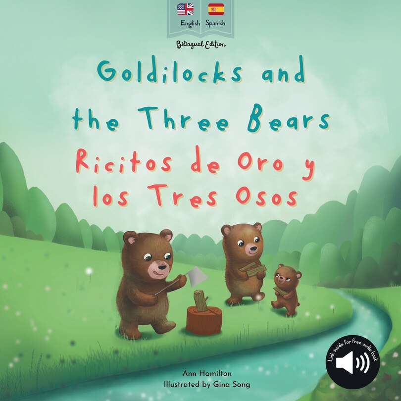 Front cover_Goldilocks and the Three Bears Ricitos de Oro y los Tres Osos