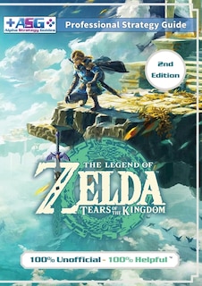 Front cover_The Legend of Zelda Tears of the Kingdom Strategy Guide Book (2nd Edition - Black & White)