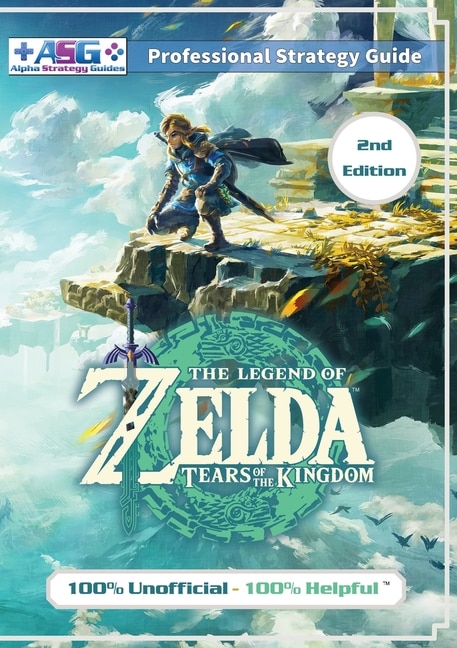 Front cover_The Legend of Zelda Tears of the Kingdom Strategy Guide Book (2nd Edition - Black & White)