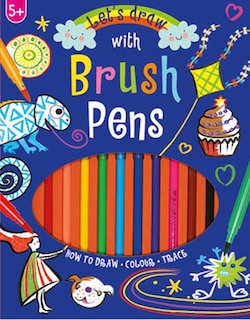 Front cover_LETS DRAW WITH BRUSH PENS