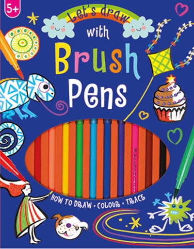 Front cover_LETS DRAW WITH BRUSH PENS