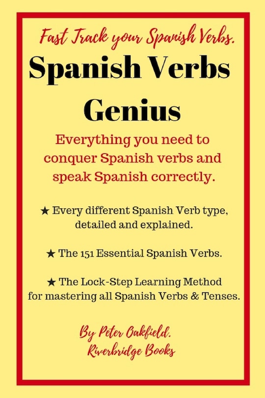 Front cover_Spanish Verbs Genius.