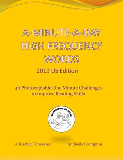 Front cover_A-Minute-A-Day High Frequency Words 2019 US Edition