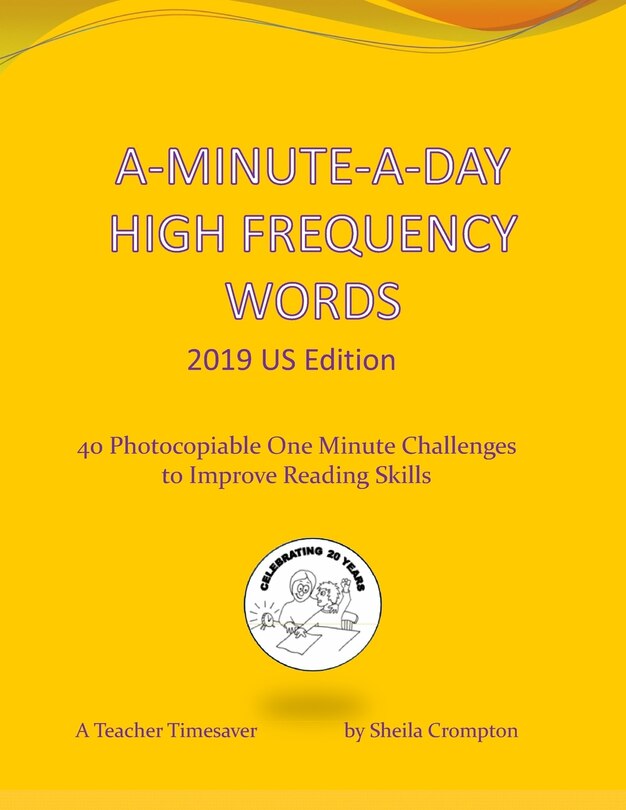 Front cover_A-Minute-A-Day High Frequency Words 2019 US Edition
