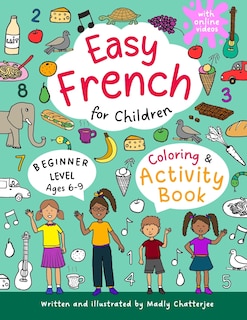 Front cover_Easy French for Children - Coloring & Activity Book