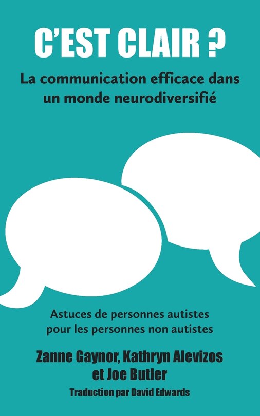 Couverture_C'est clair? La communication efficace dans un monde neurodiversifié