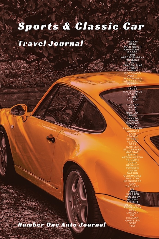 Couverture_Sports And Classic Car Travel Journal