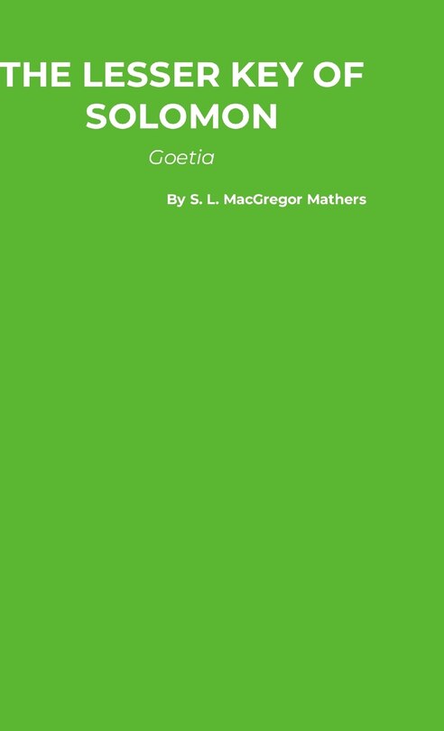 Front cover_The Lesser Key of Solomon