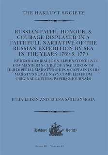 Front cover_Russian Faith, Honour, & Courage Displayed in a Faithfull Narrative of the Russian Expedition by Sea (1769 & 1770)