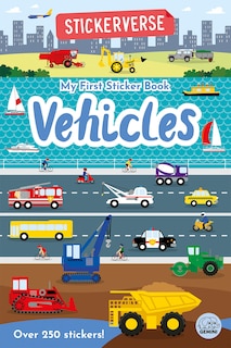 Front cover_Stickerverse - My First Sticker Book Vehicles