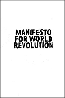 Front cover_Manifesto for World Revolution