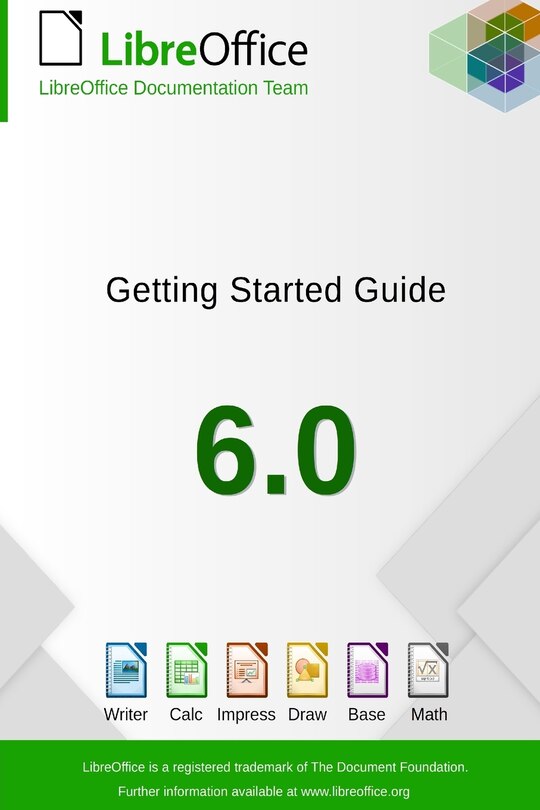 Front cover_Getting Started with LibreOffice 6.0