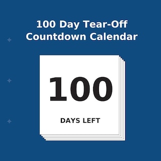 Couverture_100 Day Tear-Off Countdown Calendar