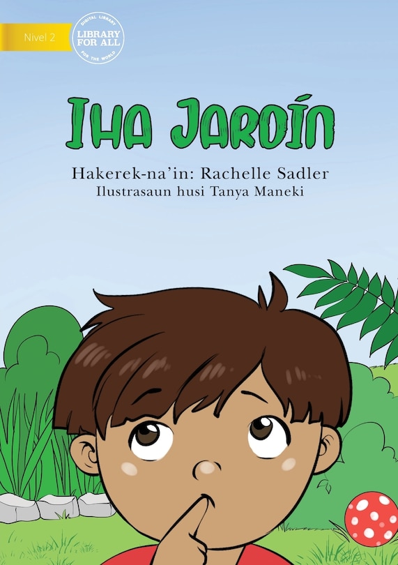 Front cover_In The Garden (Tetun edition) - Iha Jardín