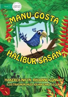 Couverture_Bird's Things (Tetun edition) - Manu gosta halibur sasán
