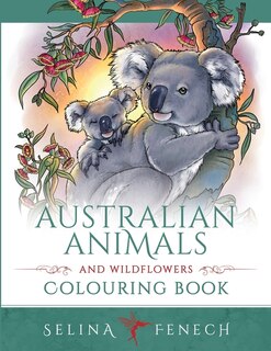 Front cover_Australian Animals and Wildflowers Colouring Book