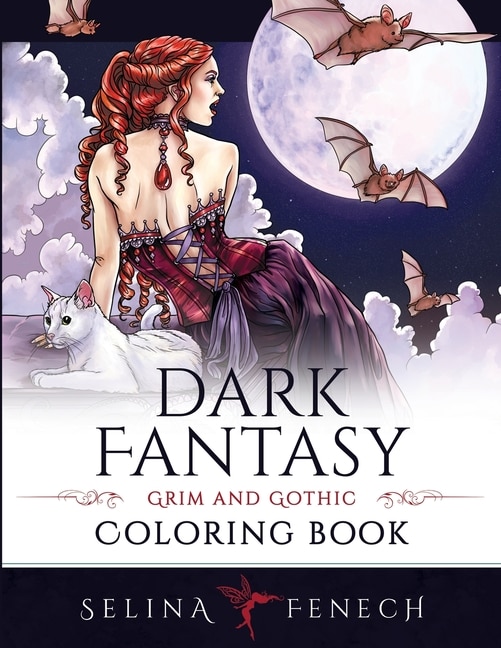 Front cover_Dark Fantasy Coloring Book