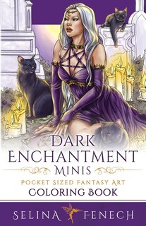 Couverture_Dark Enchantment Minis - Pocket Sized Fantasy Art Coloring Book