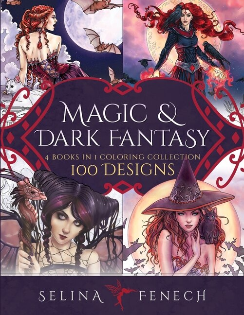 Couverture_Magic and Dark Fantasy Coloring Collection