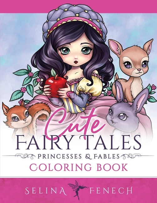 Couverture_Cute Fairy Tales, Princesses, and Fables Coloring Book