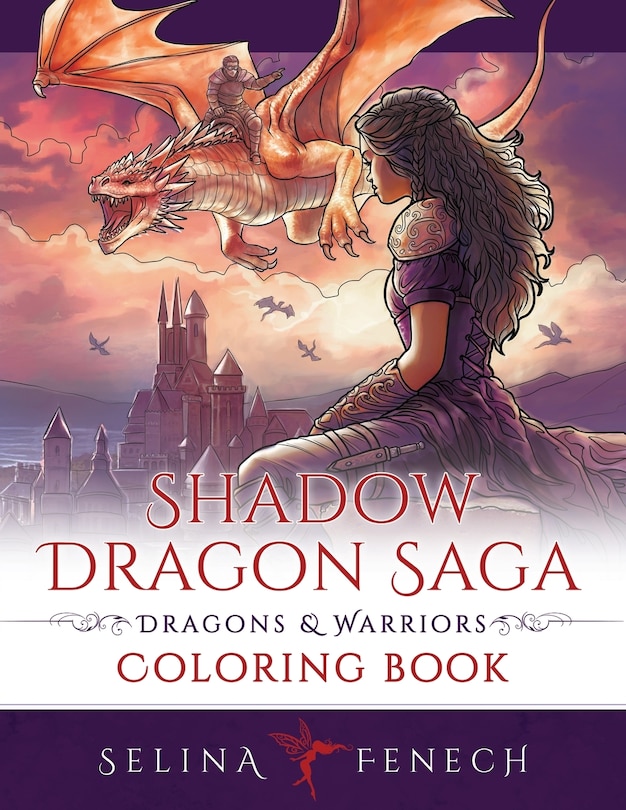 Couverture_Shadow Dragon Saga - Dragons and Warriors Coloring Book