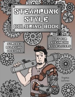 Front cover_Steampunk Style Coloring Book
