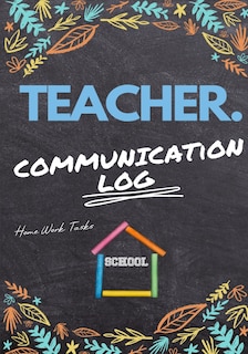 Couverture_Teacher Communication Log