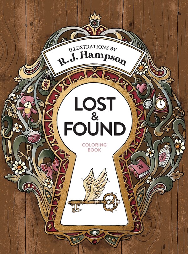 Front cover_Lost & Found Coloring Book