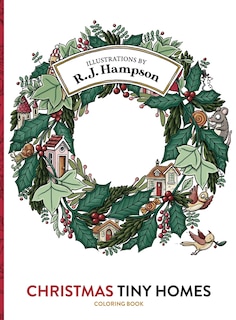 Front cover_Christmas Tiny Homes Coloring Book