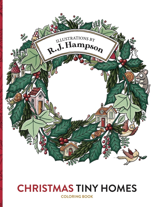 Front cover_Christmas Tiny Homes Coloring Book