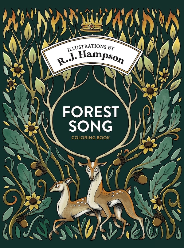 Front cover_Forest Song Coloring Book