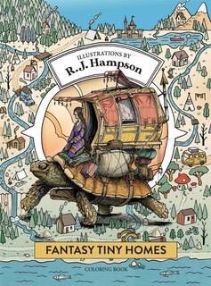 Front cover_Fantasy Tiny Homes Coloring Book