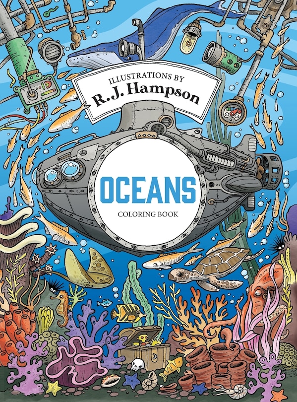 Front cover_Oceans Coloring Book