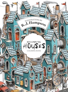 Couverture_Steampunk Houses Coloring Book