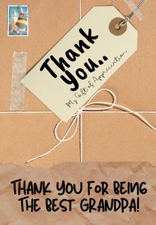 Front cover_Thank You For Being The Best Grandpa!