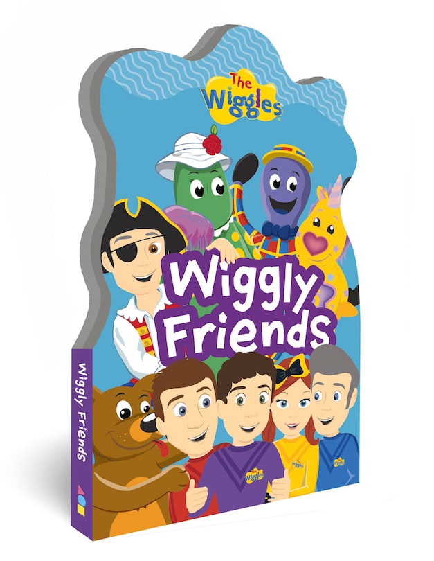 Front cover_The Wiggles: Wiggly Friends Shaped Board Book