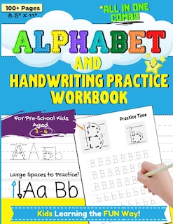 Couverture_Alphabet and Handwriting Practice Workbook For Preschool Kids Ages 3-6