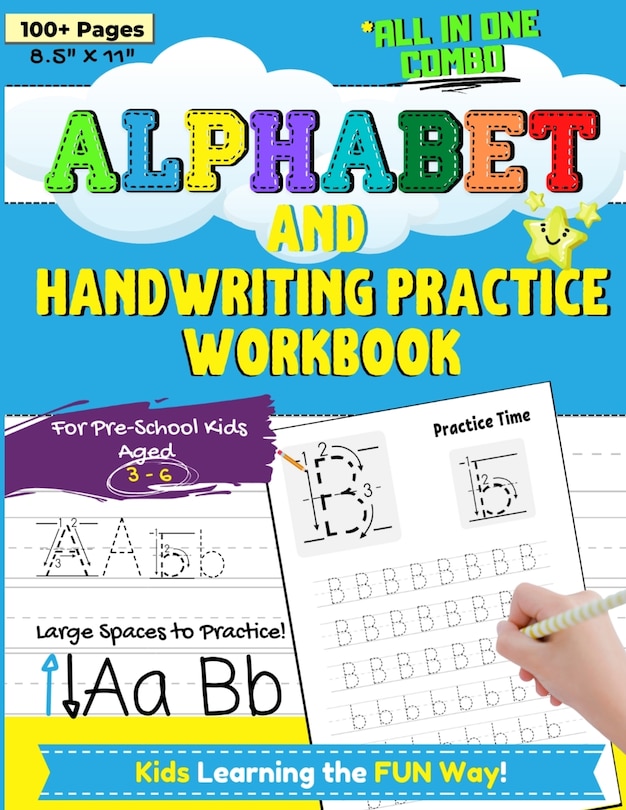 Couverture_Alphabet and Handwriting Practice Workbook For Preschool Kids Ages 3-6