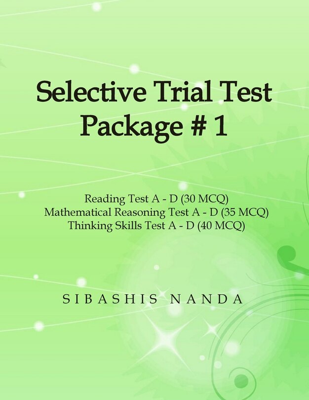 Front cover_Selective Trial Test Package Set 1