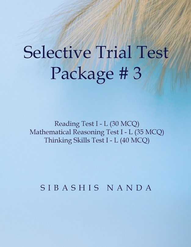 Front cover_Selective Trial Test Package Set 3